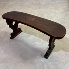 江戸 天然木 脇息 時代 木製 肘置 肘掛 将棋 囲碁 料亭 和家具 旧家