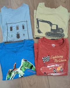 mont bell、BREEZE　ユニクロ Tシャツ 110センチまとめ売りのサムネイル