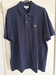 LACOSTE クラシックフィット ポロシャツ ネイビー - メルカリ