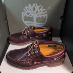 極美品】Timberland 3eye バーガンディ 8w - メルカリ