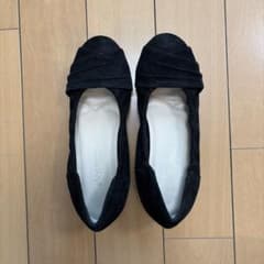 elegance卑弥呼 フラットパンプス ブラック 23.5cmのサムネイル