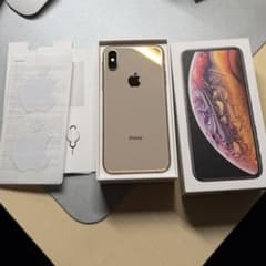 Apple iPhone XSゴールド256GB SIMフリー - メルカリ