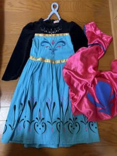 アナと雪の女王　アナ　女の子　130cm コスプレ　ディズニー　ワンピースのサムネイル