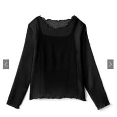 GRL インナー付き楊柳シフォントップスのサムネイル