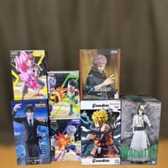 HUNTER×HUNTER 나루토 블리치 주술회전 피규어 세트 7체 세트