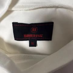 BRIEFING GOLF モックネックシャツ ホワイト XL - メルカリ