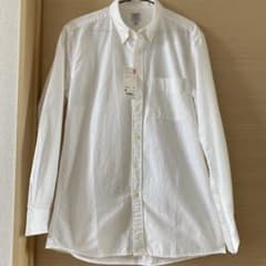 UNIQLO 白　Yシャツ　オックスフォードのサムネイル
