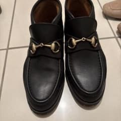 GUCCI ホースビット ローファー アンクルブーツ ブラック 37.5 - メルカリ