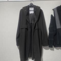 OVERCOAT 大丸製作所 2 フーデッドコート　ウール　サイズ2 ブラウンのサムネイル