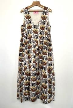 【タグ付き未使用】peu pres ひなげしプリントワンピース プープレ