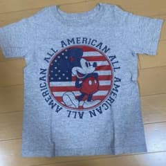 Disney ミッキーマウス Tシャツ 110cm グレーのサムネイル