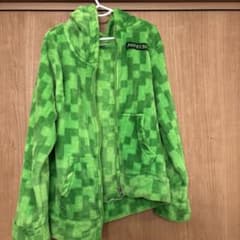 Minecraft クリーパー フリースパーカー 140のサムネイル