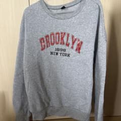 shineBROOKLYN NEW YORK ロゴ スウェット グレーのサムネイル