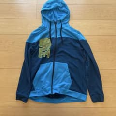 NIKE DRI-FIT パーカー L 青/ネイビーのサムネイル
