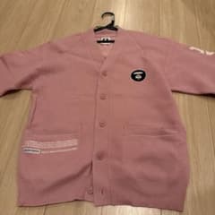 AAPE BY A BATHING APE カーディガン ピンク