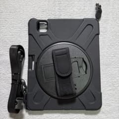 iPad用 耐衝撃ケース ハンドストラップ付 ショルダーベルトのサムネイル