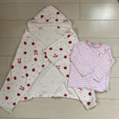 ミキハウスバスポンチョ&ロンTセットのサムネイル