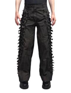 【JIAN YE】24AW DRGN SKIN PANTS (Brown)のサムネイル