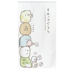 Sumikkogurashi Noren (Japanese curtain), vertical type, slightly flawed (damaged packaging)