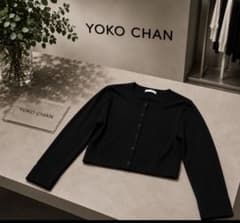 YOKOCHAN ヨーコチャン　長袖 トップス 40 黒 中古・古着通販】YOKO CHAN (ヨーコチャン) ロングスリーブパール