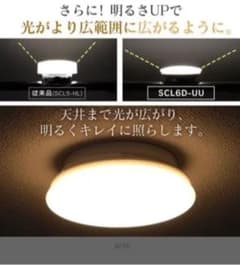 LED薄型小型シーリングライト　2個セットのサムネイル