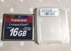 トランセンド　CFカード 16GB  400倍速 コンパクトフラッシュ カードのサムネイル