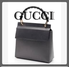 美品　GUCCI グッチ ハンドバッグバンブー 自立ゴールド金具 ヴィンテージのサムネイル