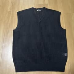 GU メッシュニットベスト ブラック Sのサムネイル