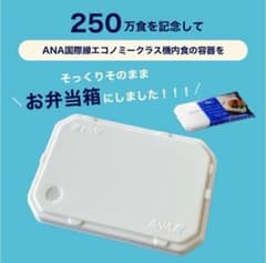 ANA 全日空 非売品 国際線機内食弁当箱のサムネイル