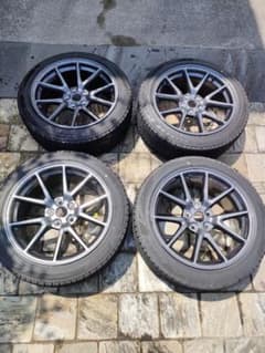ᏚᏌᎷᎷᎬᏒ様専用 [中古]テスラ モデル3 純正ホイール&スタッドレス 