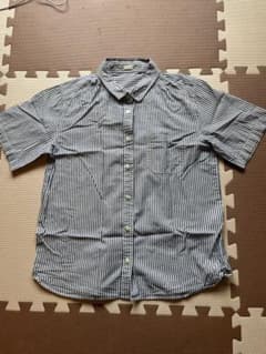 GU  コットンストライプシャツのサムネイル