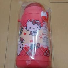 キティ ストローボトル ストローホッパー 水筒 タータンチェックのサムネイル