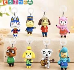 どうぶつの森 マスコットフィギュア 全8種 コンプリートセットのサムネイル