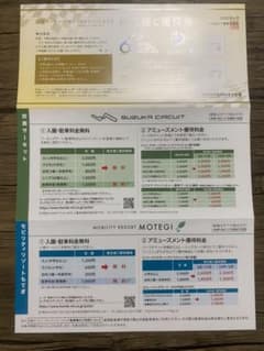【お得】株主優待券　鈴鹿サーキット モビリティリゾートもてぎ ツインリンクもてぎのサムネイル