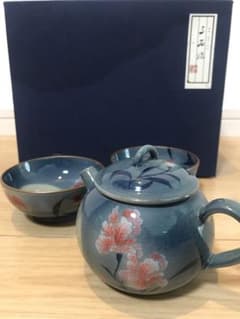 中国茶器　急須と茶杯2個セットのサムネイル