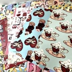♡オカッパラバーデザインペーパー45枚セット♡ラスト ♡オカッパラバーデザインペーパー45枚セット♡ラスト - メルカリ