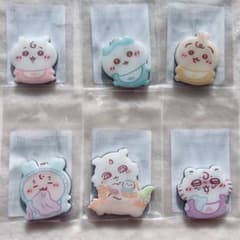 ちいかわベビー　ぷっくりアクリルマグネット　ハチワレ　うさぎ　モモンガ　あのこ