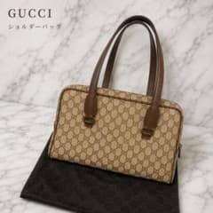 最終 GUCCI グッチ GGモノグラム キャンバス ショルダーバッグ 正規品