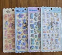 か*マ様 【正規品】フロッキードロップステッカー　４種