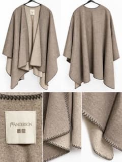 UNIQLO JW ANDERSON ポンチョ ケープ ベージュ　試着のみのサムネイル
