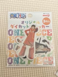 ONEPIECE 스티커 meiji 루피 샹크스 우솝