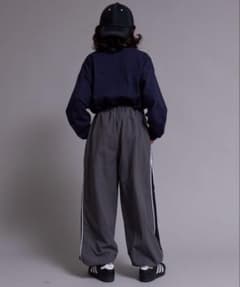 PAIRMANON STREET 配色ワイドパンツ 130cmのサムネイル