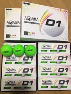 【新品】グリーン　本間　D1  ゴルフボール　２ダース（24球）2020年モデルのサムネイル
