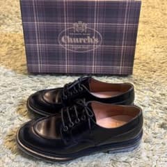 美品　Church's 黒 レースアップシューズのサムネイル