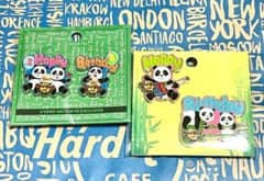 値下げ◆ハードロックカフェ上野♥パンダピン♥2種×2セット☆シャンシャン＆双子 値下げ◇ハードロックカフェ上野♥パンダピン♥2種×2セット