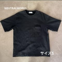 「美品」NEUTRALWORKS ドライジャージービッグティー　黒　Sサイズのサムネイル