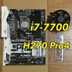 i7-7700 H270 Pro4 CPU マザーボード CPUクーラーセットのサムネイル