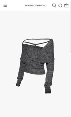 theredthread string knit cardigan - メルカリ