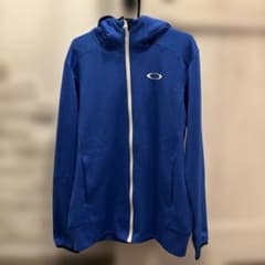 オークリー　Ｌサイズ ブルー　青　パーカー