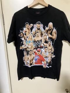 WWE プロレス Tシャツ ブラック メンズ Mサイズ　プロレスのサムネイル